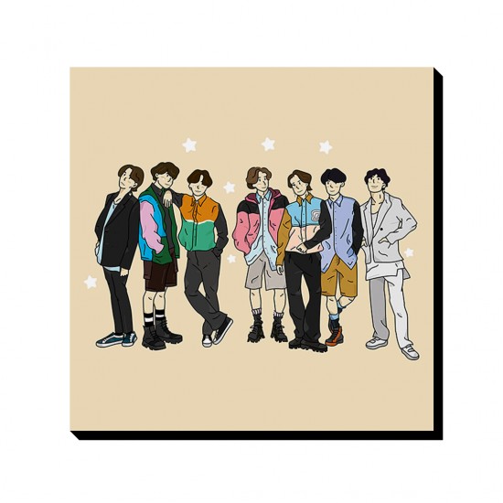 تابلو شاسی طرح bts kpop