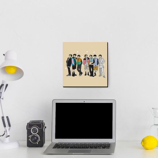 تابلو شاسی طرح bts kpop