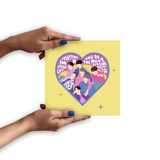 تابلو شاسی طرح عشق بنگتن بویز