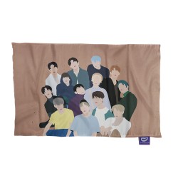 کادو پیچ پارچه‌ ای طرح seventeen minimal