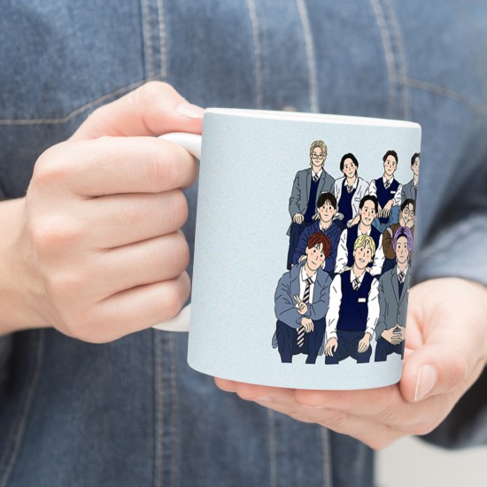 ماگ طرح seventeen art