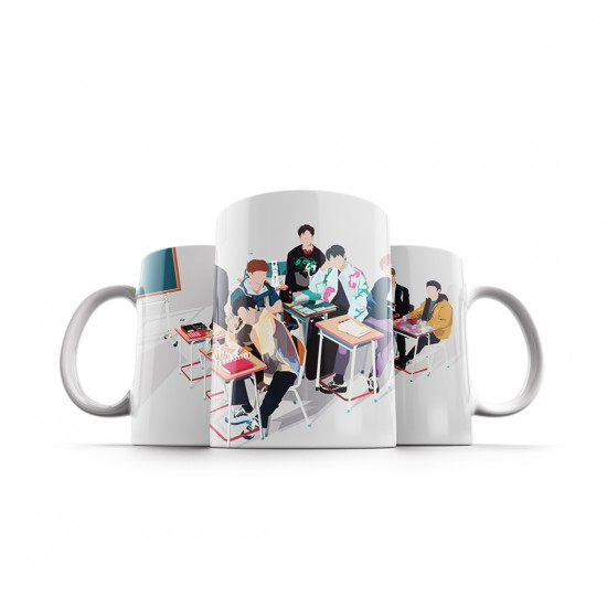 ماگ طرح stray kids school