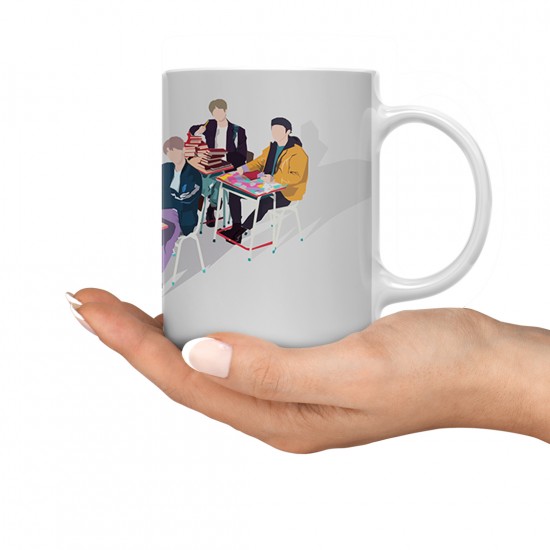 ماگ طرح stray kids school