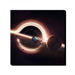 تابلو شاسی طرح سیاه چاله میان ستاره ای