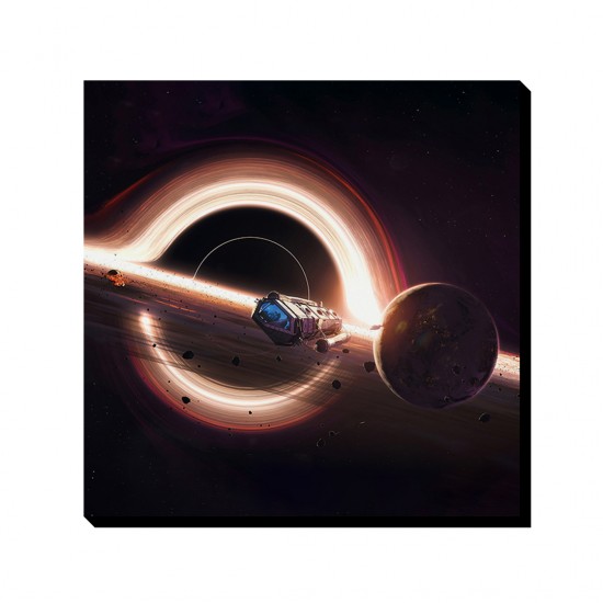 تابلو شاسی طرح سیاه چاله میان ستاره ای