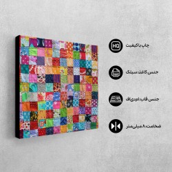 تابلو شاسی طرح پارچه چهل تیکه