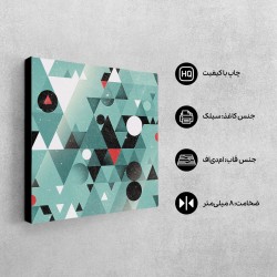 تابلو شاسی طرح سبز انتزاعی