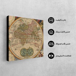 تابلو شاسی طرح نقشه قدیمی