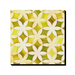 تابلو شاسی طرح گل های سبز