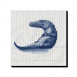 تابلو شاسی طرح تمساح گرسنه