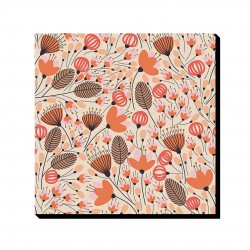تابلو شاسی طرح بافت گل نارنجی