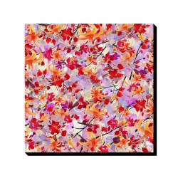 تابلو شاسی طرح بافت گل های نارنجی