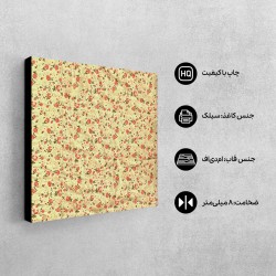 تابلو شاسی طرح پارچه گل دار