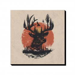 تابلو شاسی طرح گوزن جنگلی