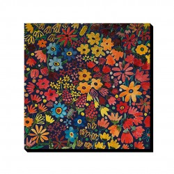 تابلو شاسی طرح گل های قرمز