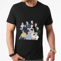 تیشرت پنبه ای طرح seventeen minimal