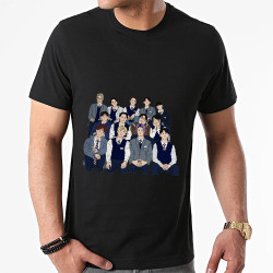 تیشرت پنبه ای طرح seventeen art