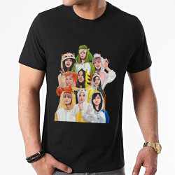 تیشرت پنبه ای طرح twice in the animal drees