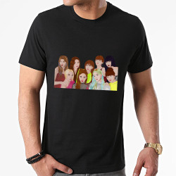 تیشرت پنبه ای طرح twice painte