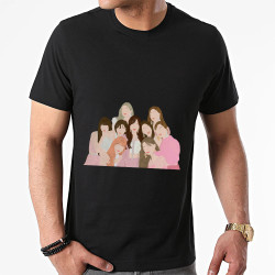 تیشرت پنبه ای طرح twice minimal