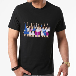 تیشرت پنبه ای طرح twice pink girl