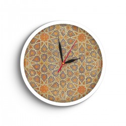 ساعت دیواری طرح گچ بری سنتی