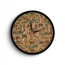 ساعت دیواری طرح حروف قدیمی