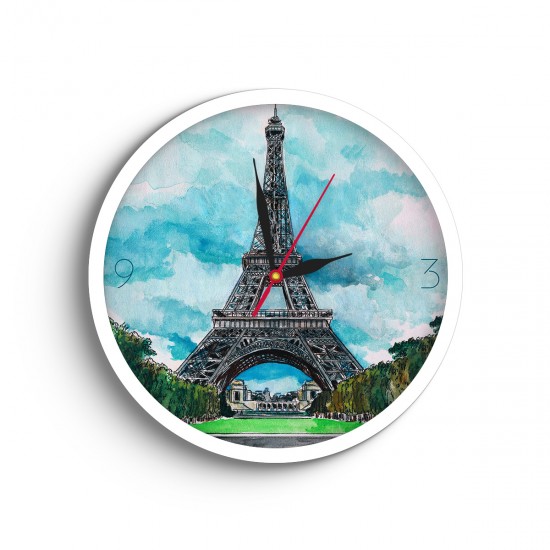 ساعت دیواری طرح برج ایفل