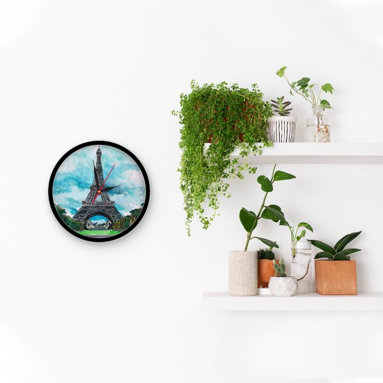 ساعت دیواری طرح برج ایفل