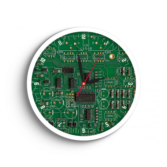 ساعت دیواری طرح مدار چاپی کد cfp1022