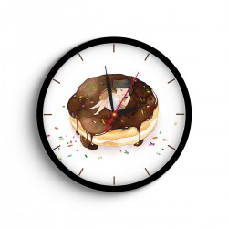 ساعت دیواری طرح تخت دوناتی