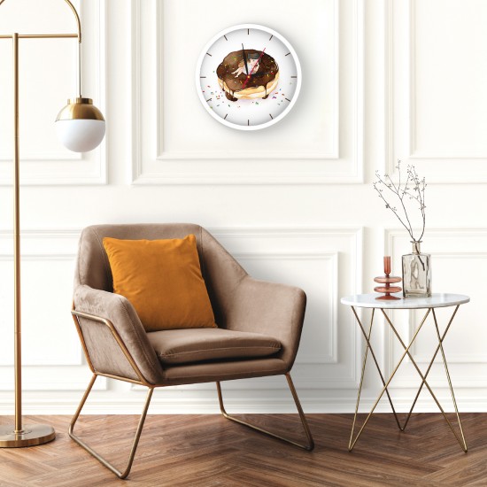 ساعت دیواری طرح تخت دوناتی