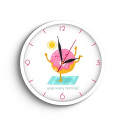 ساعت دیواری طرح دونات یوگی