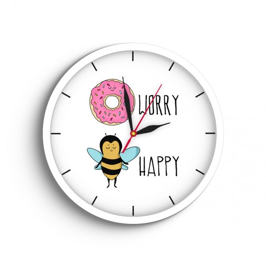 ساعت دیواری طرح نگران نباش