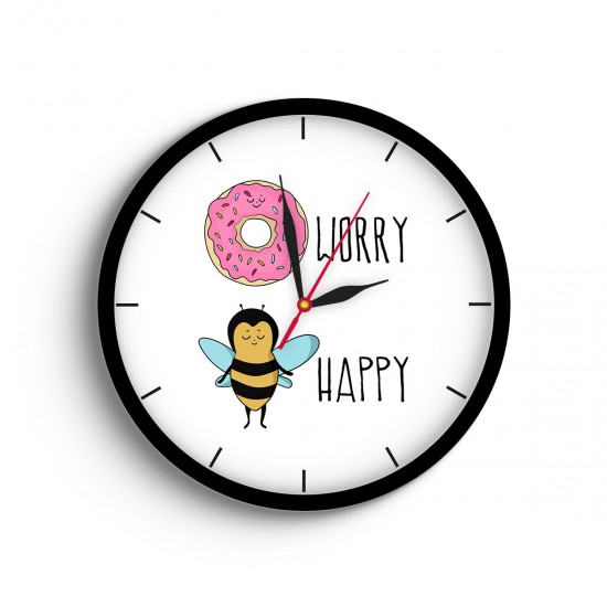 ساعت دیواری طرح نگران نباش