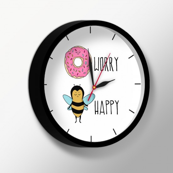 ساعت دیواری طرح نگران نباش