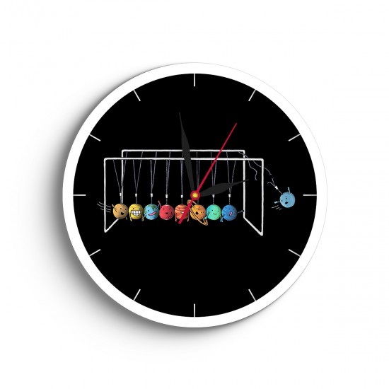ساعت دیواری طرح آونگ فضایی کد cfp1520