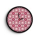 ساعت دیواری طرح پترن قرمز سنتی کد cfp1619