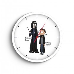 ساعت دیواری طرح هری پاتر و پرفسور اسنیپ