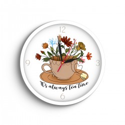 ساعت دیواری طرح چای معطر