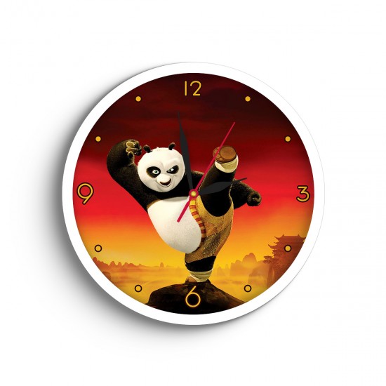 ساعت دیواری طرح  Kung Fu Panda انیمیشن کد cfp1397