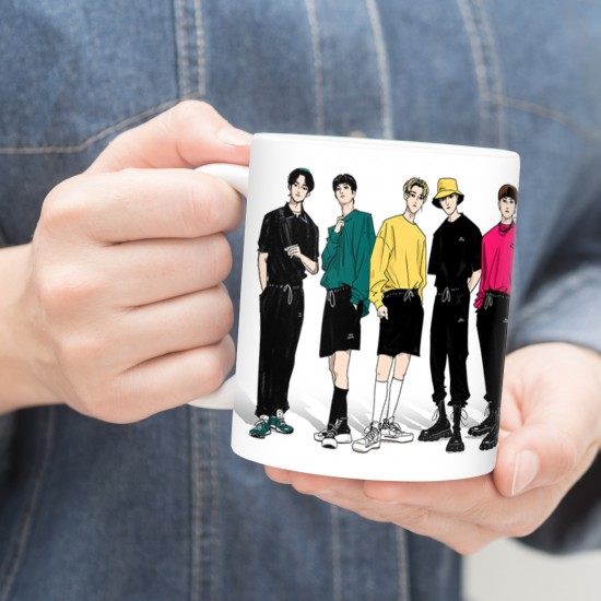 ماگ طرح stary kids boy band