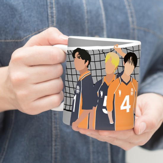 ماگ طرح tomorrow x together volleyball