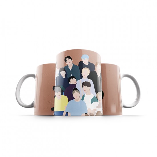 ماگ طرح seventeen minimal