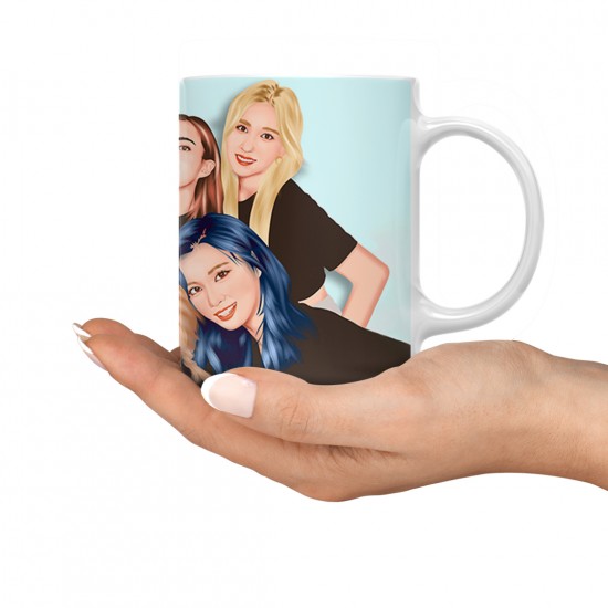 ماگ طرح twice selfie