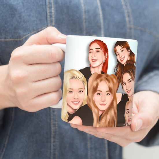 ماگ طرح twice selfie