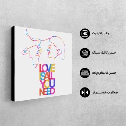 تابلو شاسی طرح عشق کد trm183