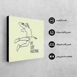 تابلو شاسی طرح والیبال کد trm175