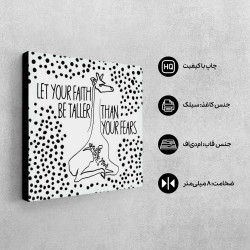 تابلو شاسی طرح زرافه کد trm176