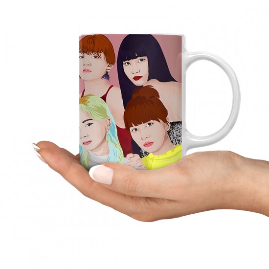 ماگ طرح twice painte